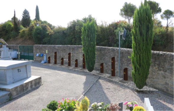 Photo aménagements cinéraires Cippe sur cimetière de Carcassonne